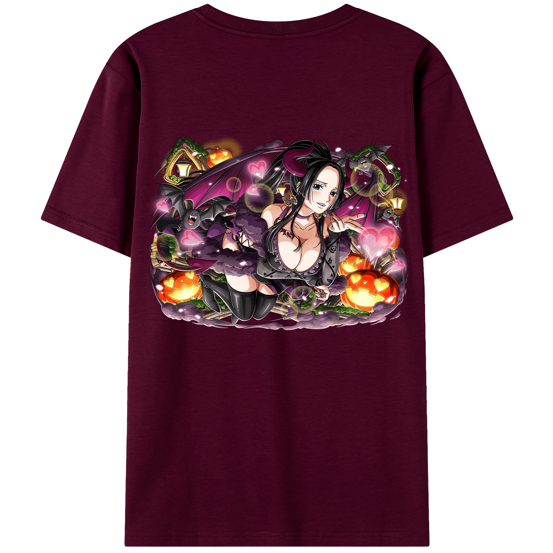 ワンピース ボア・ハンコック ONE PIECE Boa·Hancock レディース半袖Tシャツ(バックプリント)
